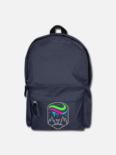 Aurora in the Forest - Rucksack - Navy