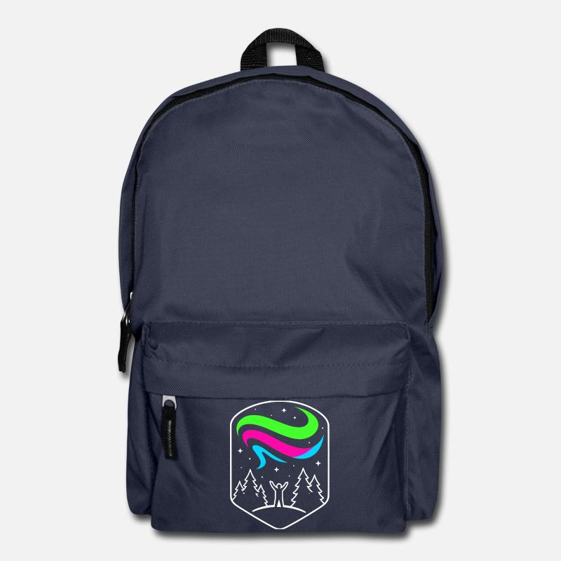 Aurora in the Forest - Rucksack - Navy