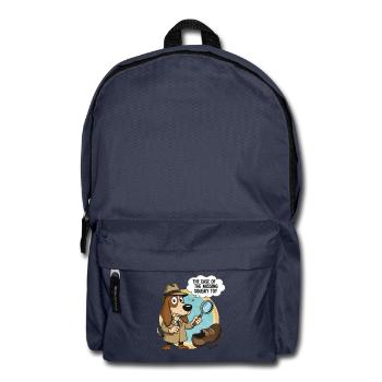 Detective Dog and Missing Toy - Backpack - navy - Front