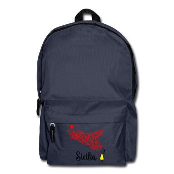 Sizilien  - Rucksack - Navy - Vorne