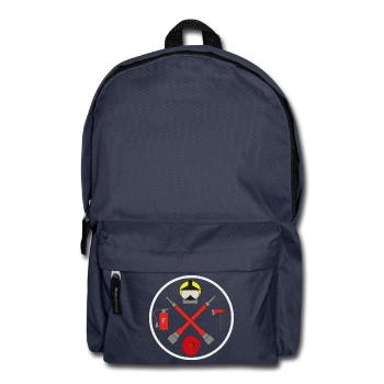 112-Feuerwehr-Kreislogo - Rucksack - Navy - Vorne