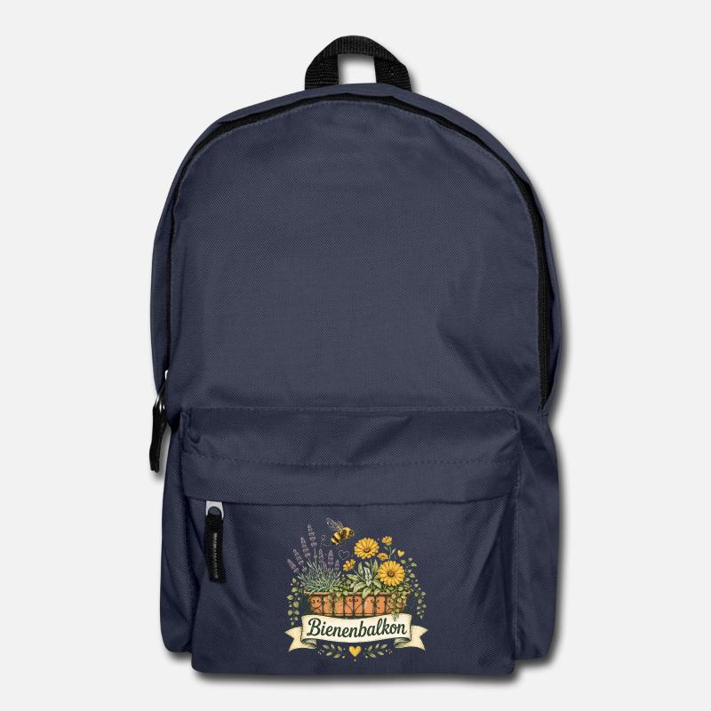 Bienenbalkon - Rucksack - Navy