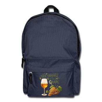 Not Orange, or Else Grape! — Amber Wine - Backpack - navy - Front