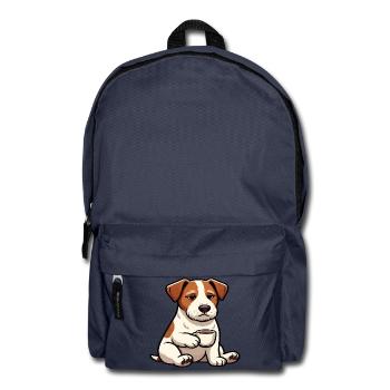 Jack Russel terrier Jack russel Besitzer Jacky - Rucksack - Navy - Vorne