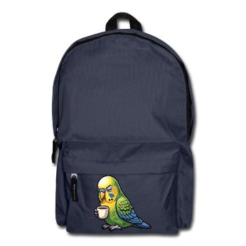 Wellensittich Wellensittichbesitzer Wellensittiche - Rucksack - Navy - Vorne
