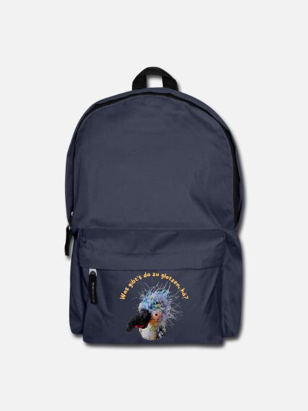 Kultvogel Krallo Kreisch™: Was gibt's zu glotzen? - Rucksack - Navy