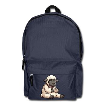 Schaf Schafe Schäfer Schafhalter Schafbock - Rucksack - Navy - Vorne