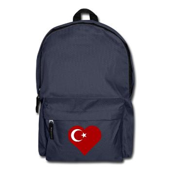 Ein Herz für die Türkei - Rucksack - Navy - Vorne