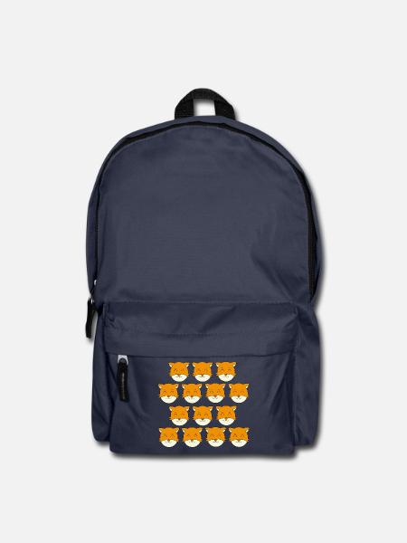 Süßes Fuchsgesicht - Rucksack - Navy