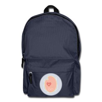 Der goldene Kokon - Rucksack - Navy - Vorne