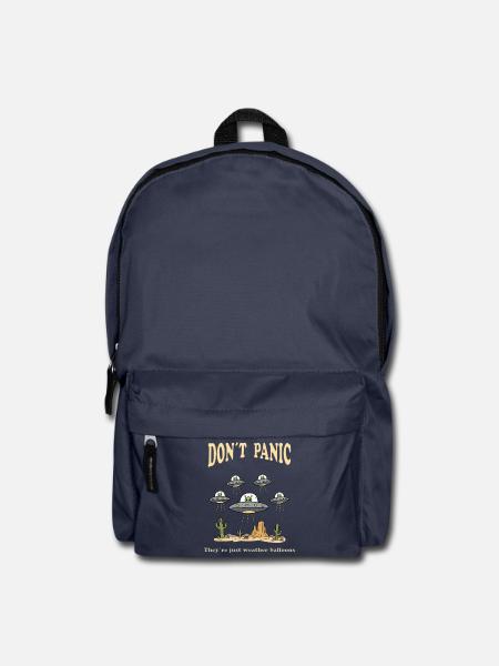 Dont Panic Theyre Just Weather Balloons - Rucksack - Navy