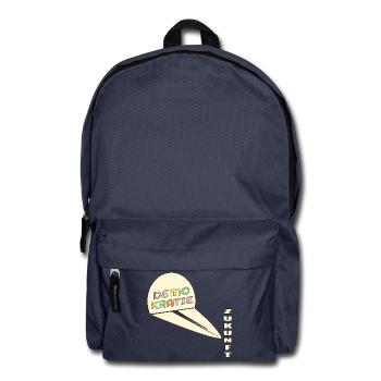 Zukunft Schatten Demokratie - Rucksack - Navy - Vorne