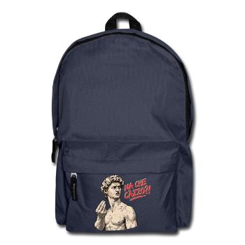 Ma Che Cazzo?! – David mit italienischem Temperame - Rucksack - Navy - Vorne