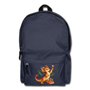 Sanfter Sternendrache - Rucksack - Navy - Vorne