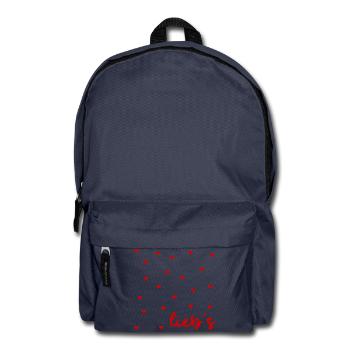 Wertschätzung Herz Liebe - Rucksack - Navy - Vorne