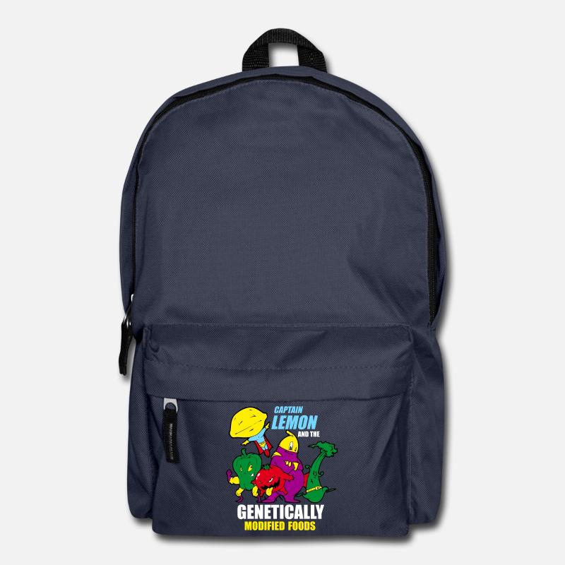 captain lemon an the genetically food - Rucksack - Navy