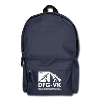DFG VK Logo (white) - Rucksack - Navy - Vorne
