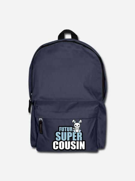 futur super cousin - Sac à dos - bleu marine