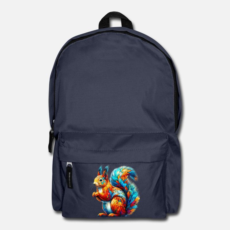 Eichhörnchen - Rucksack - Navy