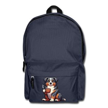 Australian Shepherd Aussie Aussiebesitzer Aussies - Rucksack - Navy - Vorne