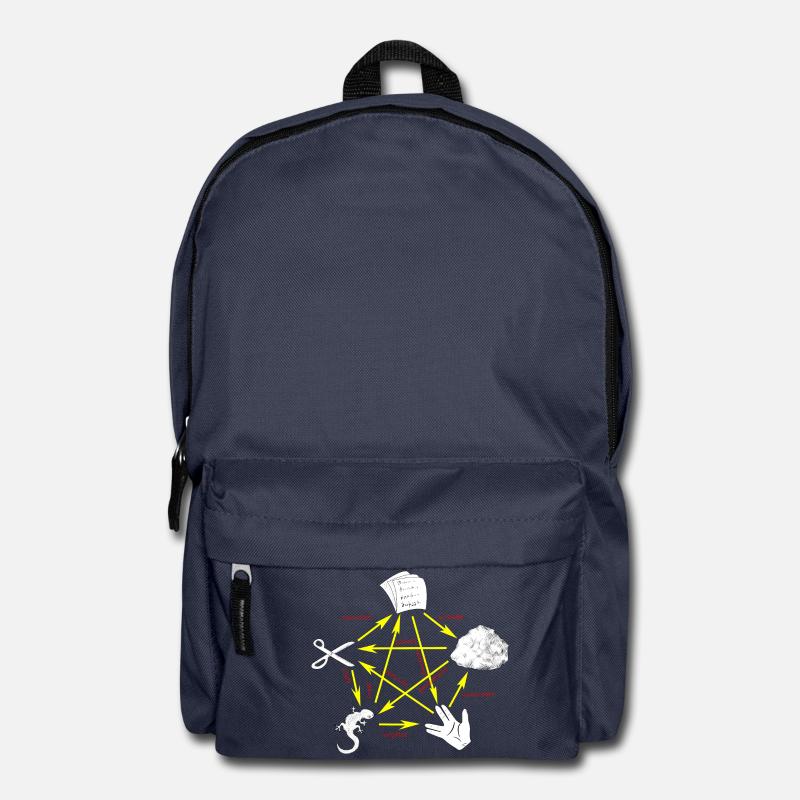 Rock Paper Scissors Lizard Spock - Sac à dos - bleu marine