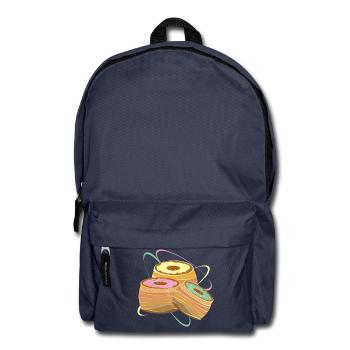 Three Cronuts – Illustration with Sweet Seduction - Backpack - navy - Front