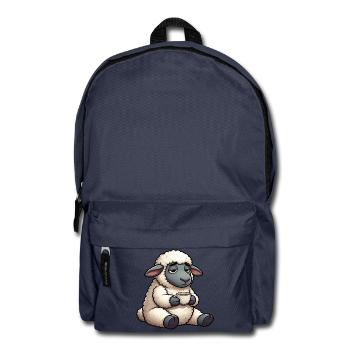 Schaf Schafe Schäfer Schafhalter Schafbock - Rucksack - Navy - Vorne