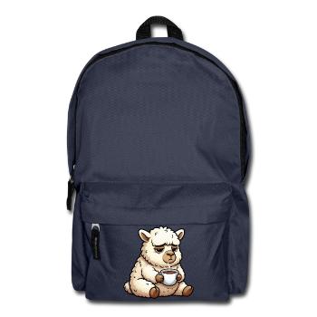 Alpaka lama Alpakabesitzer Alpakaliebhaber Lamas - Rucksack - Navy - Vorne