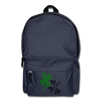 Shamrocks, happiness - Backpack - navy - Front