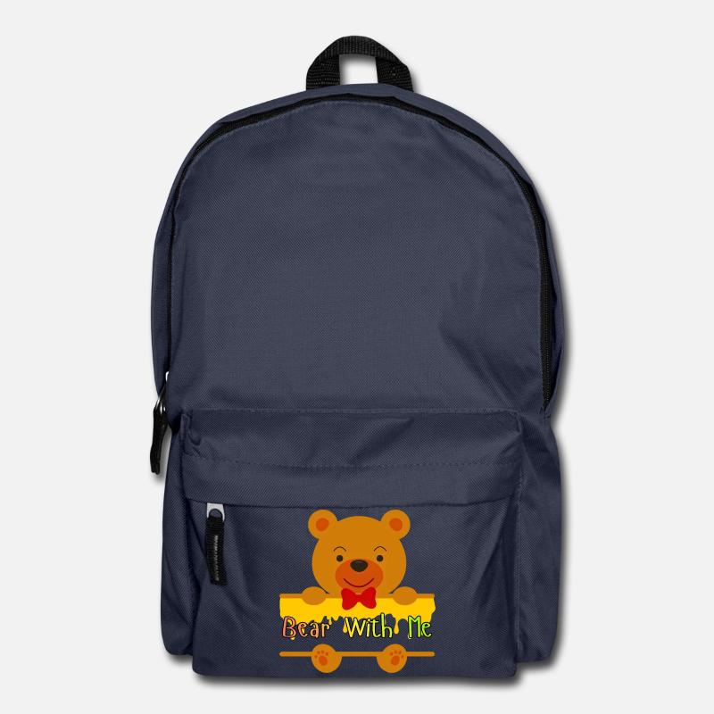 Bär mit mir süßes Teddy-Design - Rucksack - Navy
