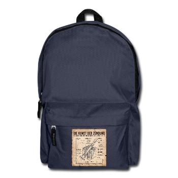 Pyro Feuerwerk Zündung - Rucksack - Navy - Vorne