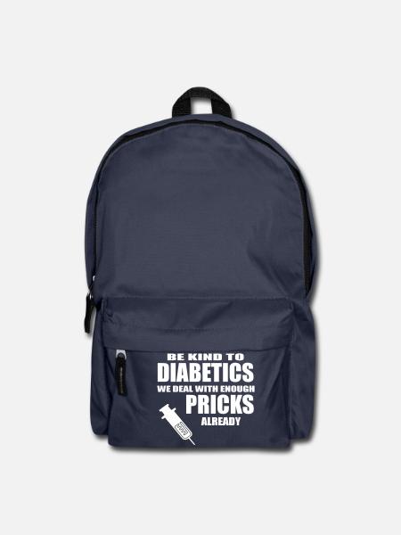 diabetics - Backpack - navy