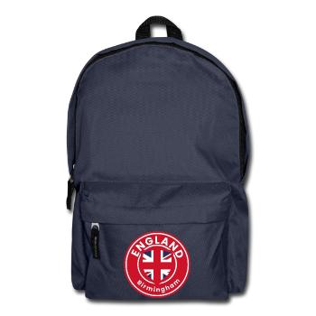Birmingham England Emblem-Runde - Rucksack - Navy - Vorne
