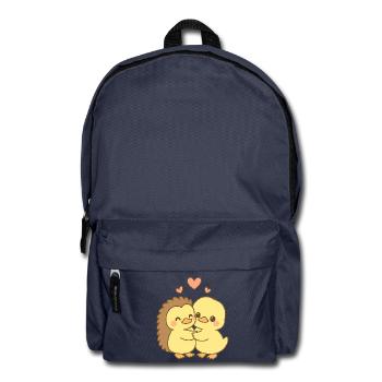 Duck Couple Valentine's Day - Backpack - navy - Front