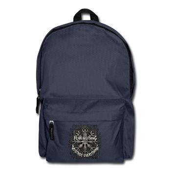 Heavy Metal Germanic Runes - Backpack - navy - Front