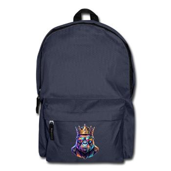 Poly Art Gorilla - Rucksack - Navy - Vorne