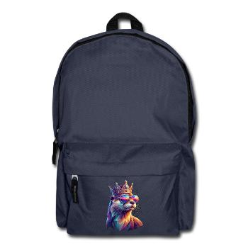 Poly Art Otter - Rucksack - Navy - Vorne
