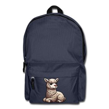 Alpaka lama Alpakabesitzer Alpakaliebhaber Lamas - Rucksack - Navy - Vorne