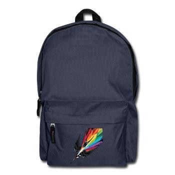 Bunter Vogel Schwalbe - Rucksack - Navy - Vorne