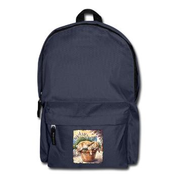 Siesta Kaninchen - Rucksack - Navy - Vorne