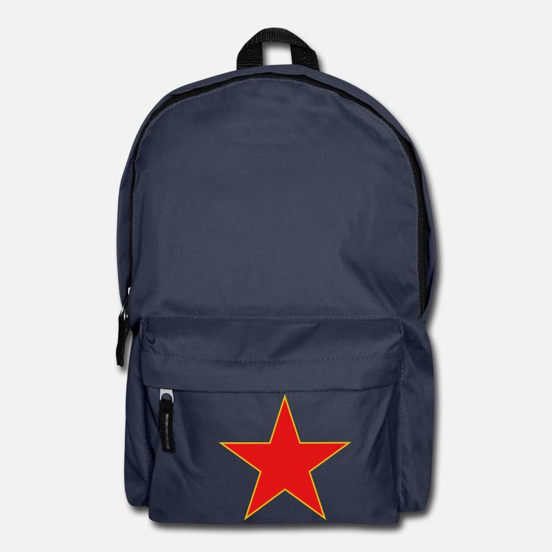 Star Star RED YELLOW GOLD - Backpack - navy
