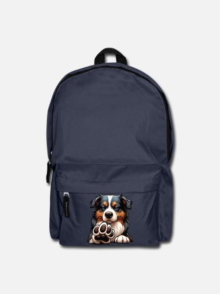 Australian Shepherd Aussie Aussiebesitzer Aussies - Rucksack - Navy
