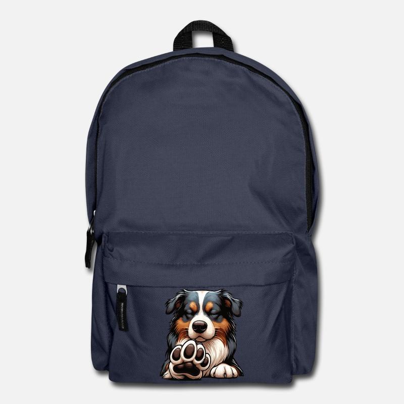 Australian Shepherd Aussie Aussiebesitzer Aussies - Rucksack - Navy