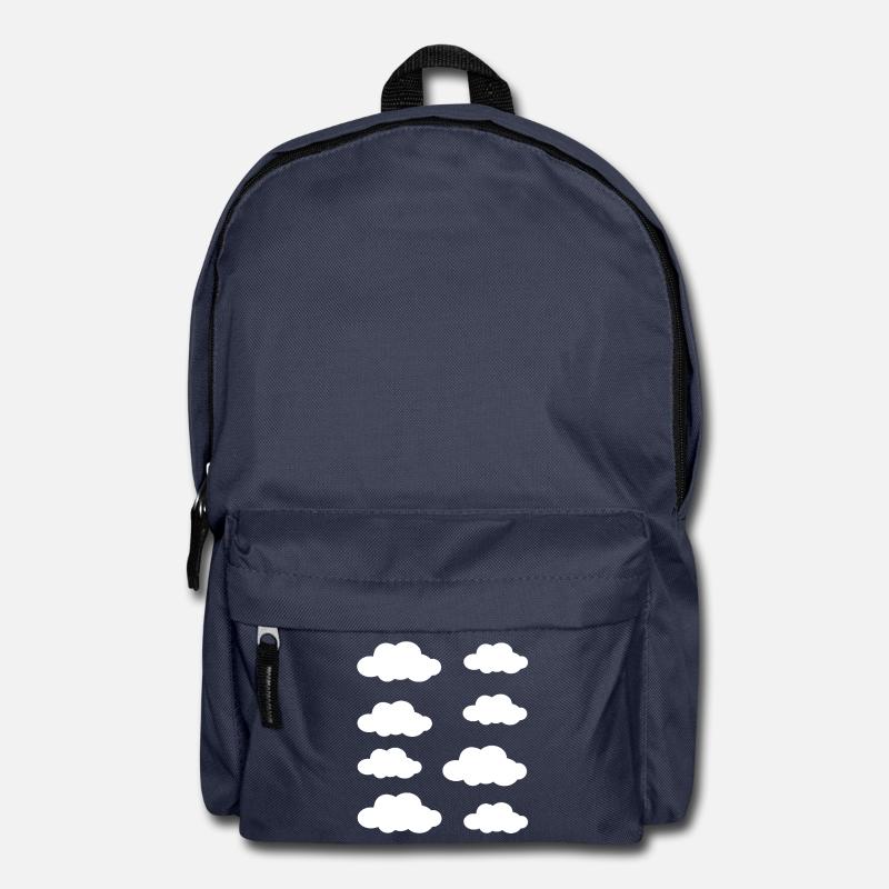 Weiße Wolken - Rucksack - Navy
