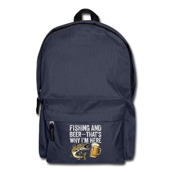 Fishing And Beer - Backpack - navy - Front