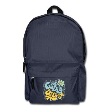 Bonne journée et fleur - Sac à dos - bleu marine - Devant