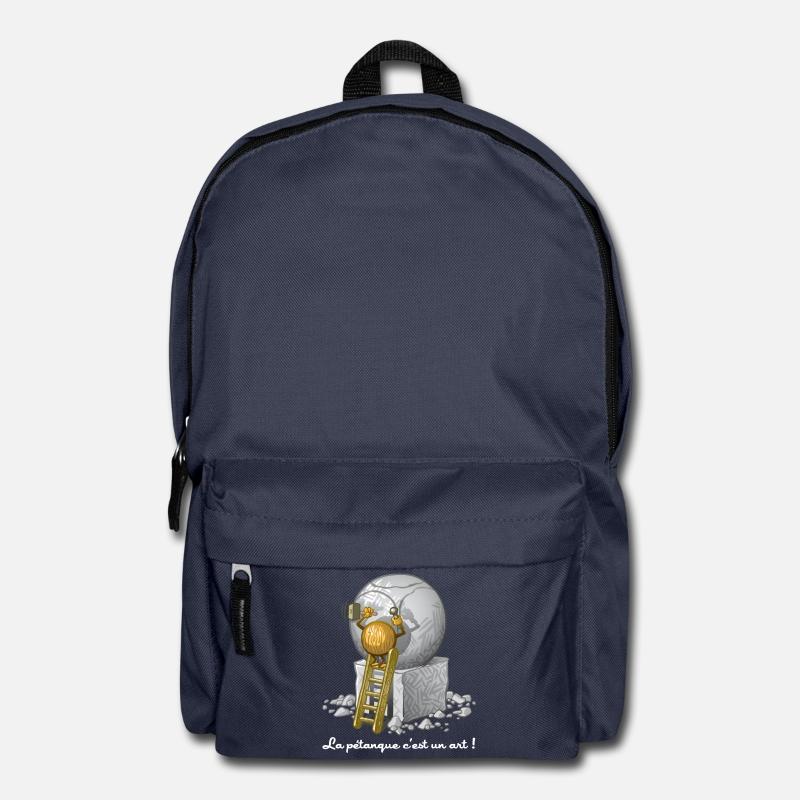 Pétanque ist eine Kunst - Rucksack - Navy