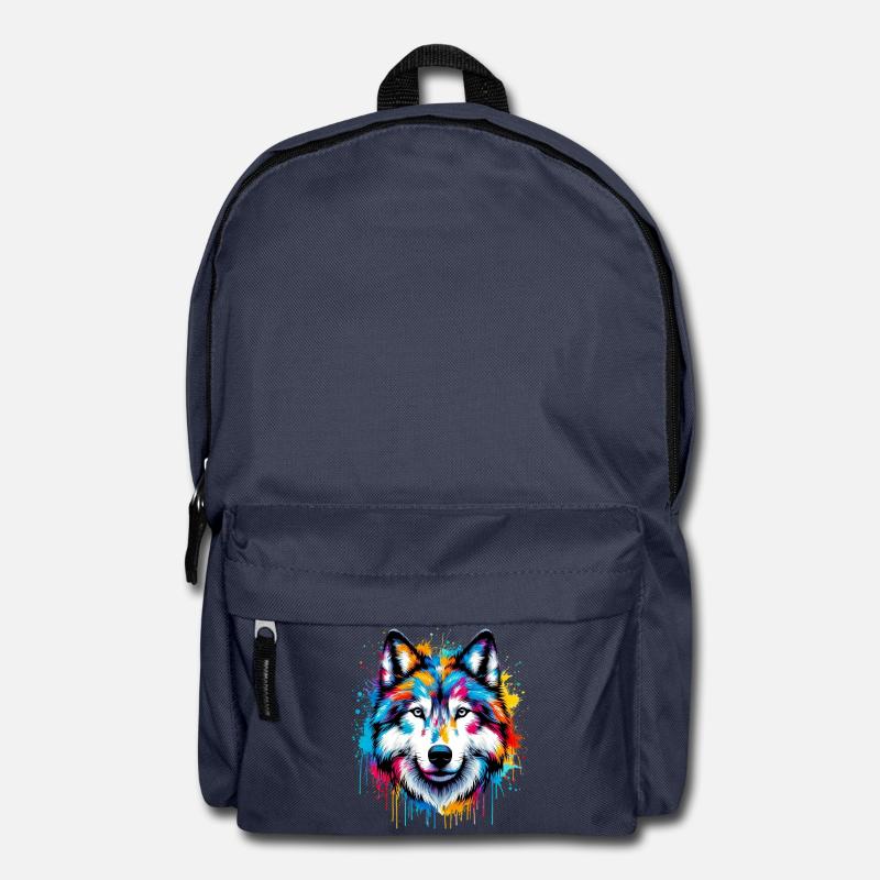 Loup - Sac à dos - bleu marine