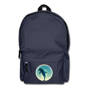Dolphin (02) - Backpack - navy - Front