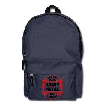It's Only Heavy Metal - Backpack - navy - Front